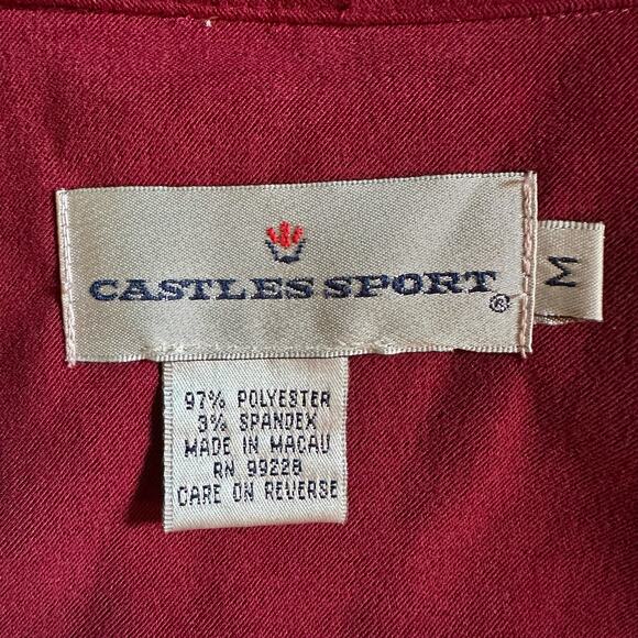 Castles Sport | Size M Arkansas Razorback College Long Sleeve Button Up Shirt - Picture 8 of 13
